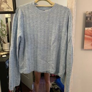 H&M light blue sweater